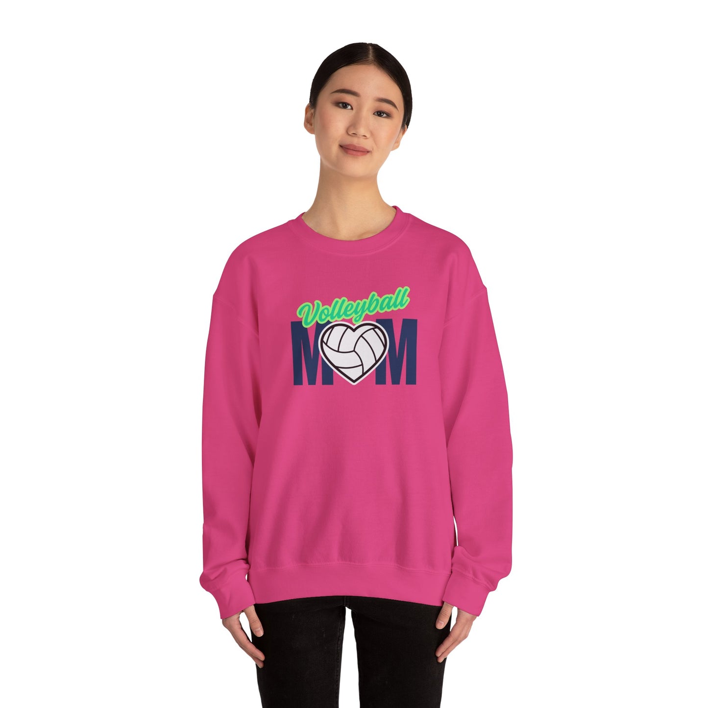 Volleyball Mom Crewneck Sweatshirt - Perfect Gift for Sports Moms